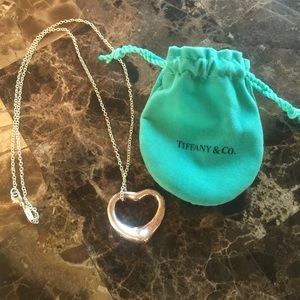 Open heart pendant