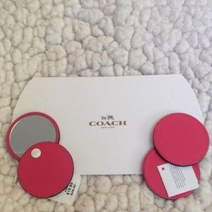 Coach handheld mirror