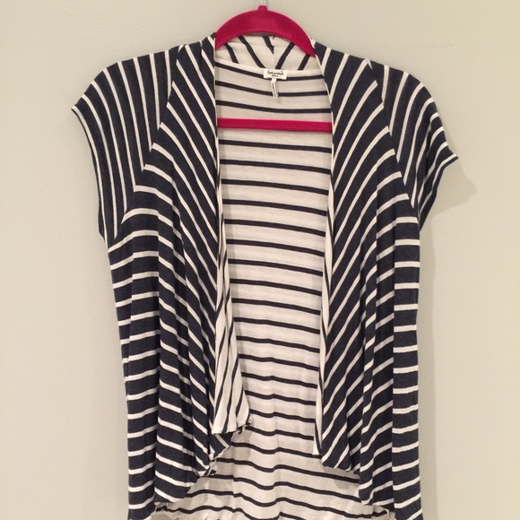 Splendid Sweaters - Splendid💋Swing Cardigan Navy/White Stripe~S(4-6)