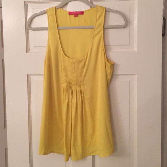 Yellow tank