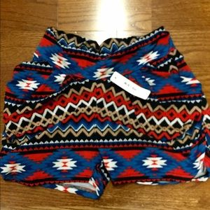 On trend tribal shorts