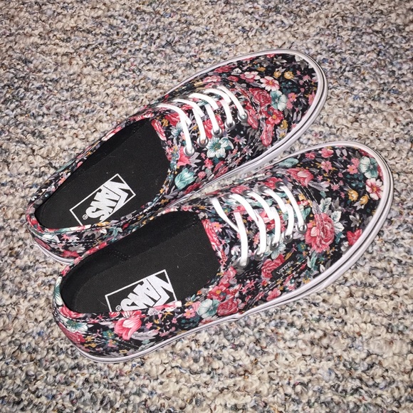 Floral vans