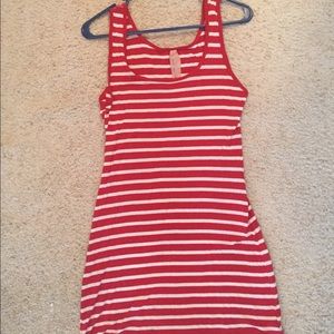 Bailey 44 red & white striped mini dress, size SM