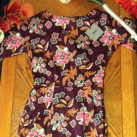 Floral print dress