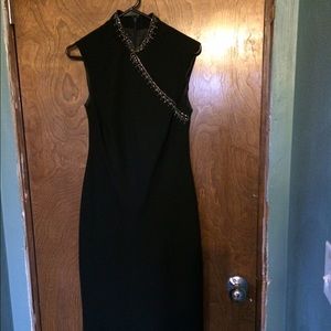 Black dress. Semi formal.