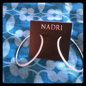 Nadri Cz hoops