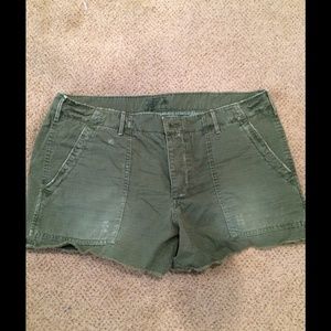American Eagle Dark Green shorts