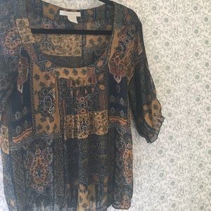 Lightweight boho top