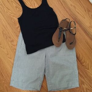 J.Crew Seersucker Bermuda Shorts