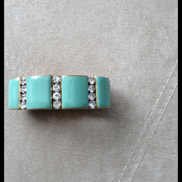 J Crew bracelet turquoise gold