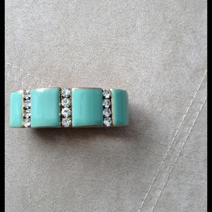 J Crew bracelet turquoise gold