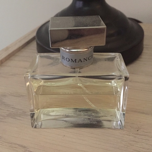 Perfume Romance by Ralph Lauren 1.7 oz half full