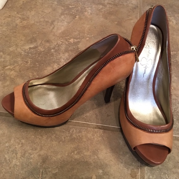 Camel and Tan pumps