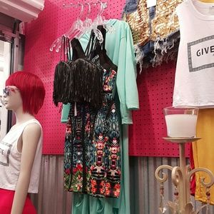 Black Fringe Top
