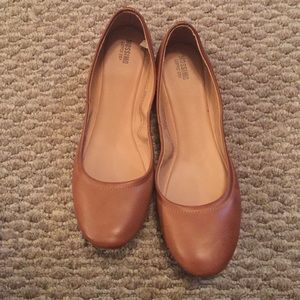 Tan flats. Gently used