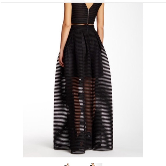 NWT "Issue New York" black skirt & top - Picture 2 of 2