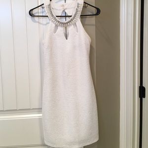 White shiny dress SIZE 5
