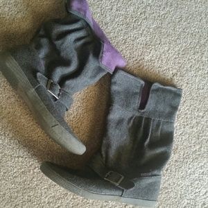 Women's grey boots