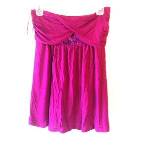 Express strapless top