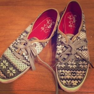 Printed Keds sneakers, size 6