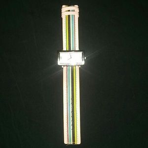 Multi colored Nine West watch.