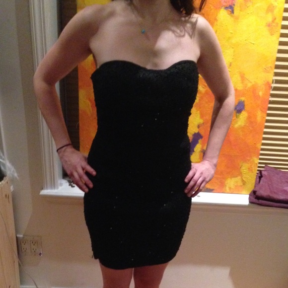 Black Lace Cocktail dress - Picture 1 of 4