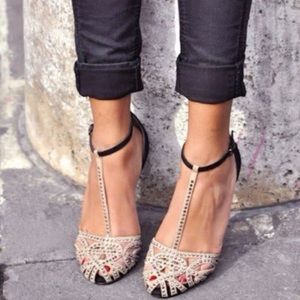 Zara rhinestone sandals