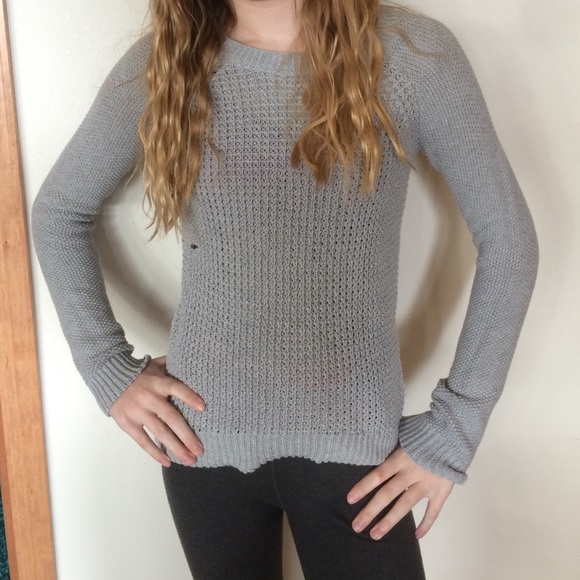 A grey, shirt/sweater - worn once - Picture 1 of 2