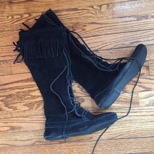 Fringe Minnetonka Boots