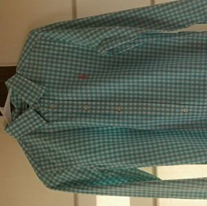 Ralph Lauren Sport Gingham Shirt, EUC, sz 10