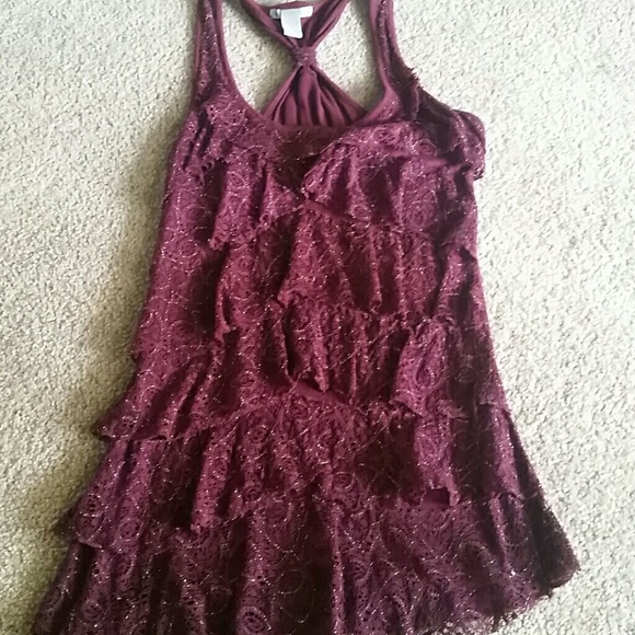 Women's purplish tank top