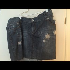 Jean skirt