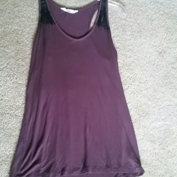Women's purple tank top