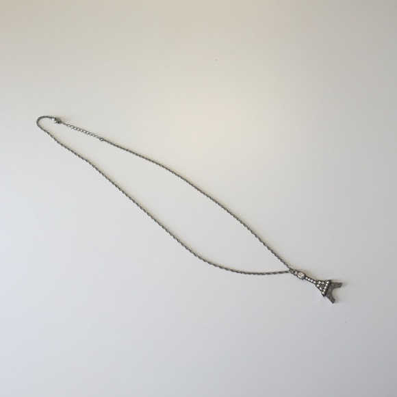 Eiffel Tower necklace.