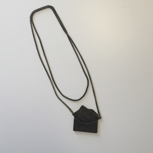 gold I love you necklace