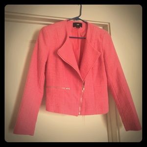 Bright and adorable pink work jacket!