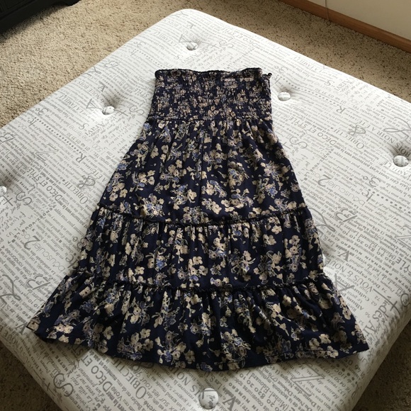 Express strapless dress