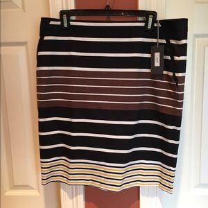 Limited stripe skirt