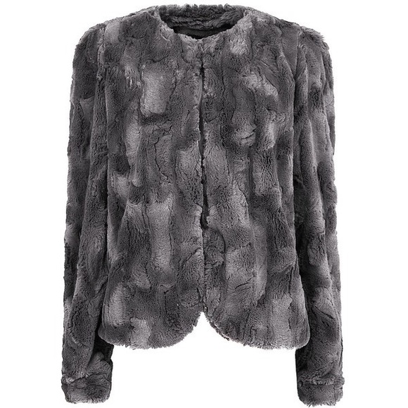 Faux fur coat