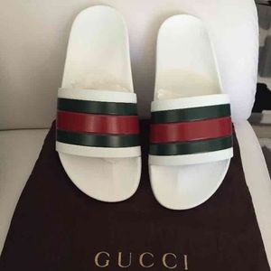 Gucci rubber slides mens sz 6