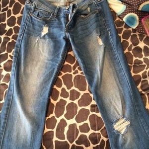 Hollister Distressed Bootcut Jeans