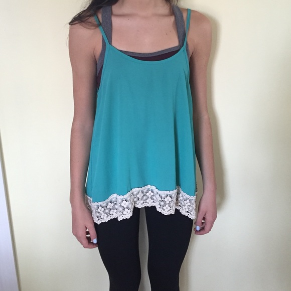 BLUE TANK TOP