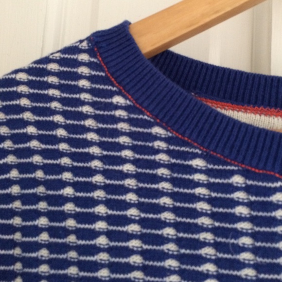 Pipelime Blue Waffle Stitch Sweater - Picture 3 of 3
