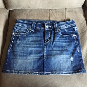 Miss Me jean skirt