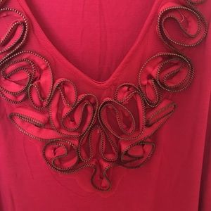 Unique Deep Red Tank