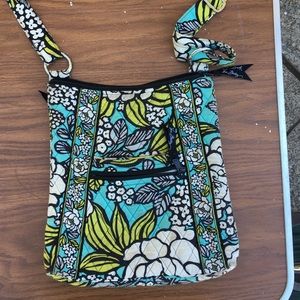 Green Vera Bradley crossbody bag
