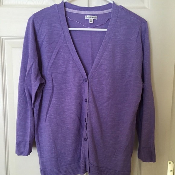 Deep Lavender Cardigan