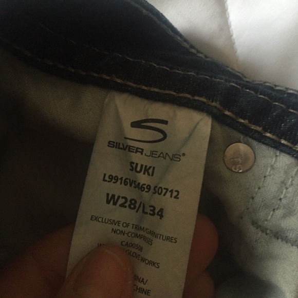 Worn once SILVER SUKI JEANS - Picture 3 of 4