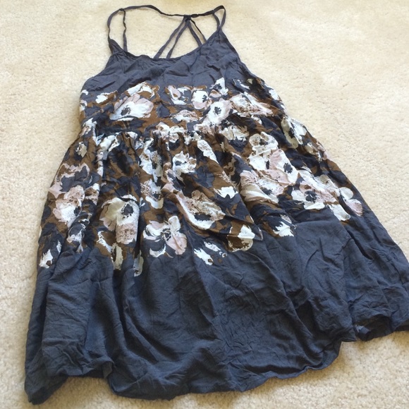 ❌SOLD❌ Fp Grey Strappy dress - Picture 3 of 5