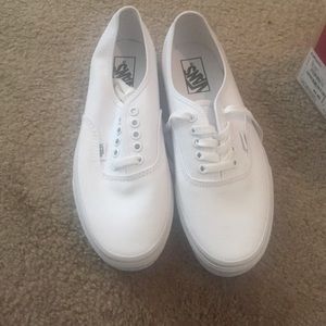 Girls white vans